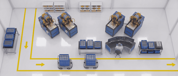 One operator monitoring several diamond wire saws remotely
