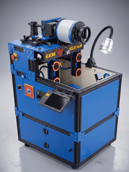 Gem Slicer Standard automated diamond wire cutting machine